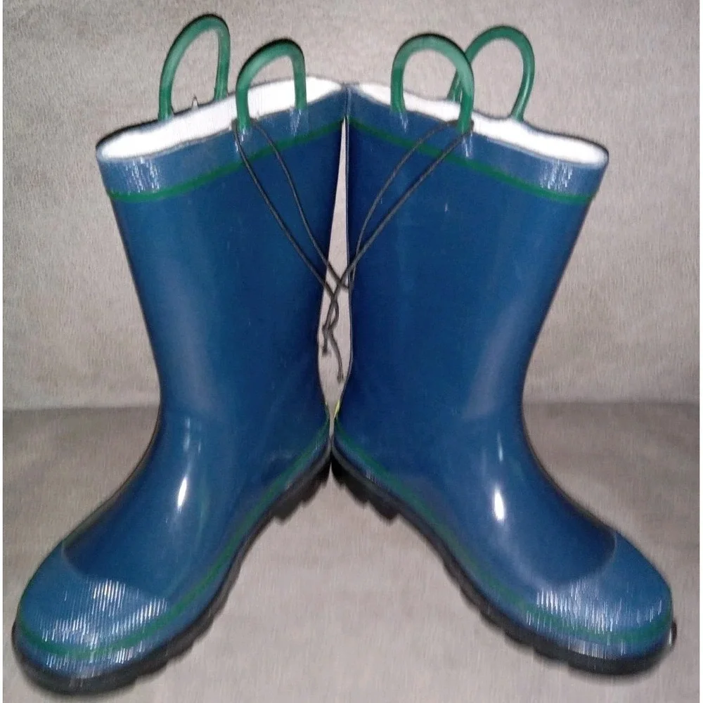 WESTERN CHIEF Navy FIRECHIEF2 KIDS RUBBER MUCK RAIN BOOTS SIZE 1